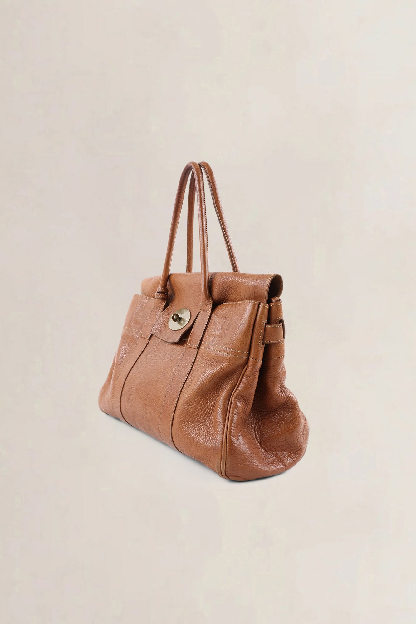 Mulberry Camel Bayswater Top Handle Bag
