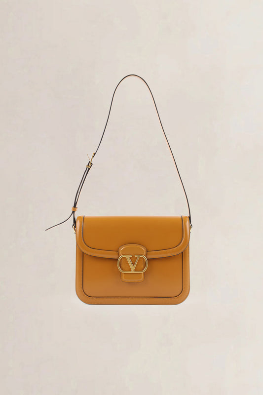 Valentino Garavani Camel Calfskin 9TO5 — preloved