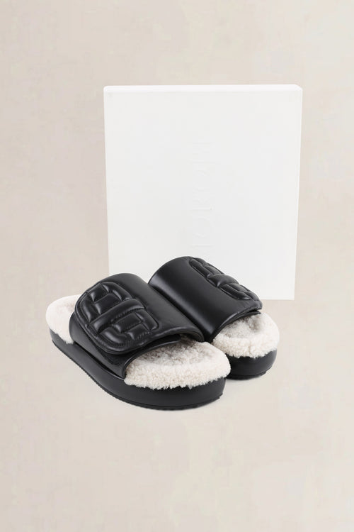 Morobé Black Enya Slippers