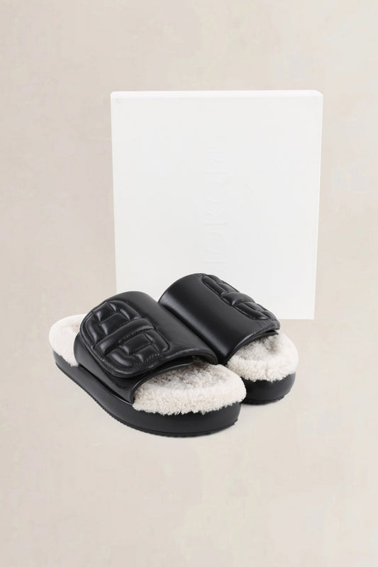 Morobé Black Enya Slippers