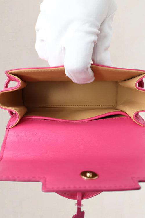 Delvaux Micro Rose Indien Tempête Crossbody Bag