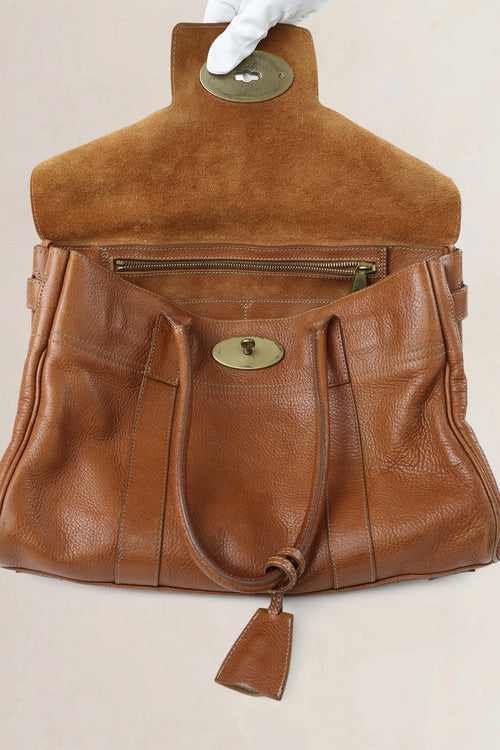 Mulberry Camel Bayswater Top Handle Bag