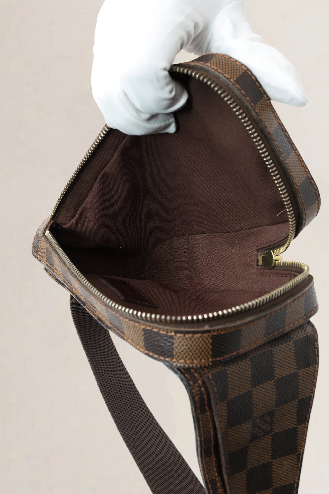 Louis Vuitton Damier Ebene Canvas Geronimos Crossbody Bag