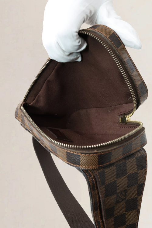Louis Vuitton Damier Ebene Canvas Geronimos Crossbody Bag