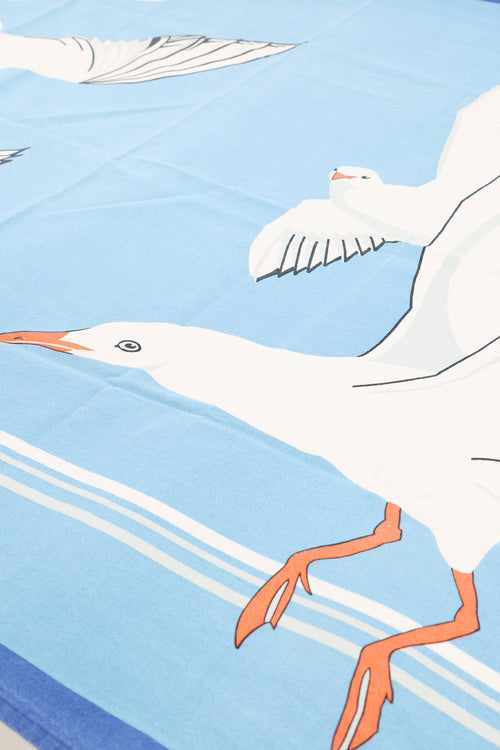 Hermès Blue Seagull Pareo