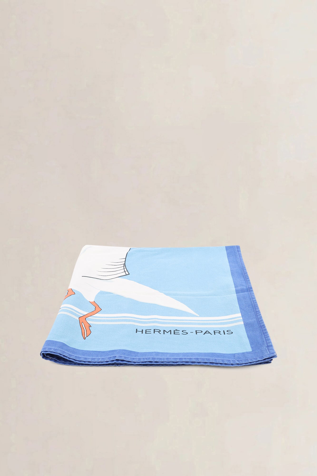 Hermès Blue Seagull Pareo