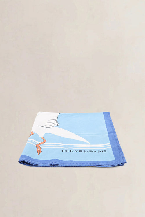 Hermès Blue Seagull Pareo