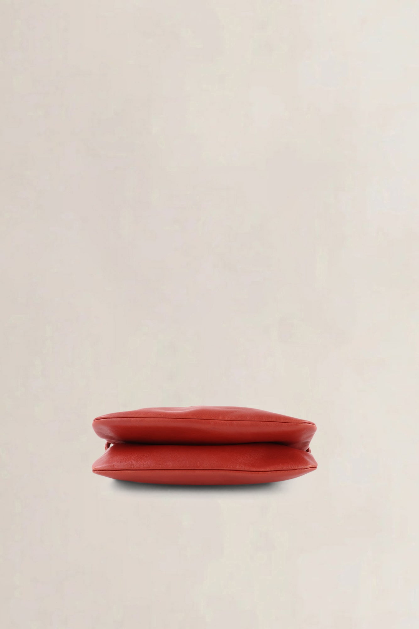 Deux De Delvaux Red Shoulder Bag