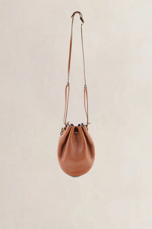 Delvaux Brown Tabarin PM Crossbody Bag