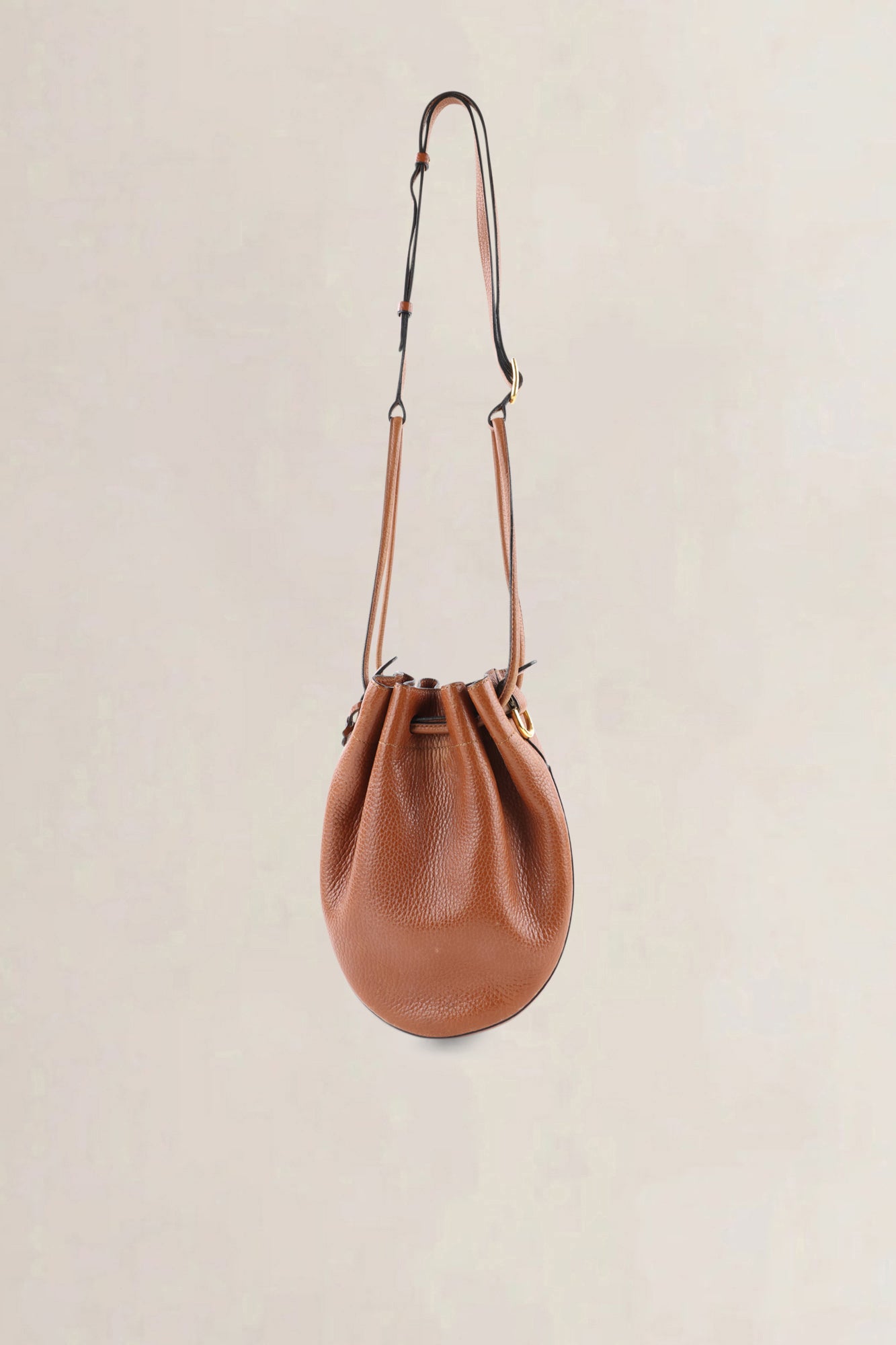 Delvaux Brown Tabarin PM Crossbody Bag