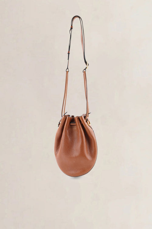 Delvaux Brown Tabarin PM Crossbody Bag