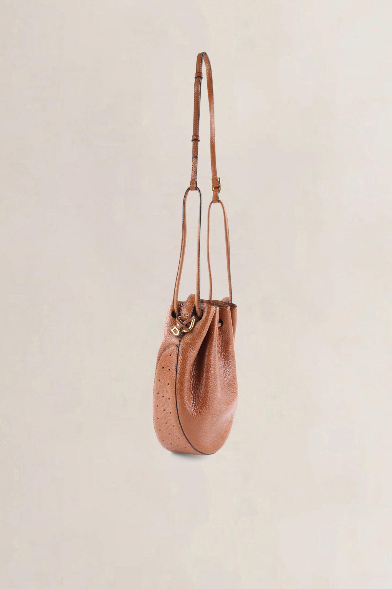 Delvaux Brown Tabarin PM Crossbody Bag