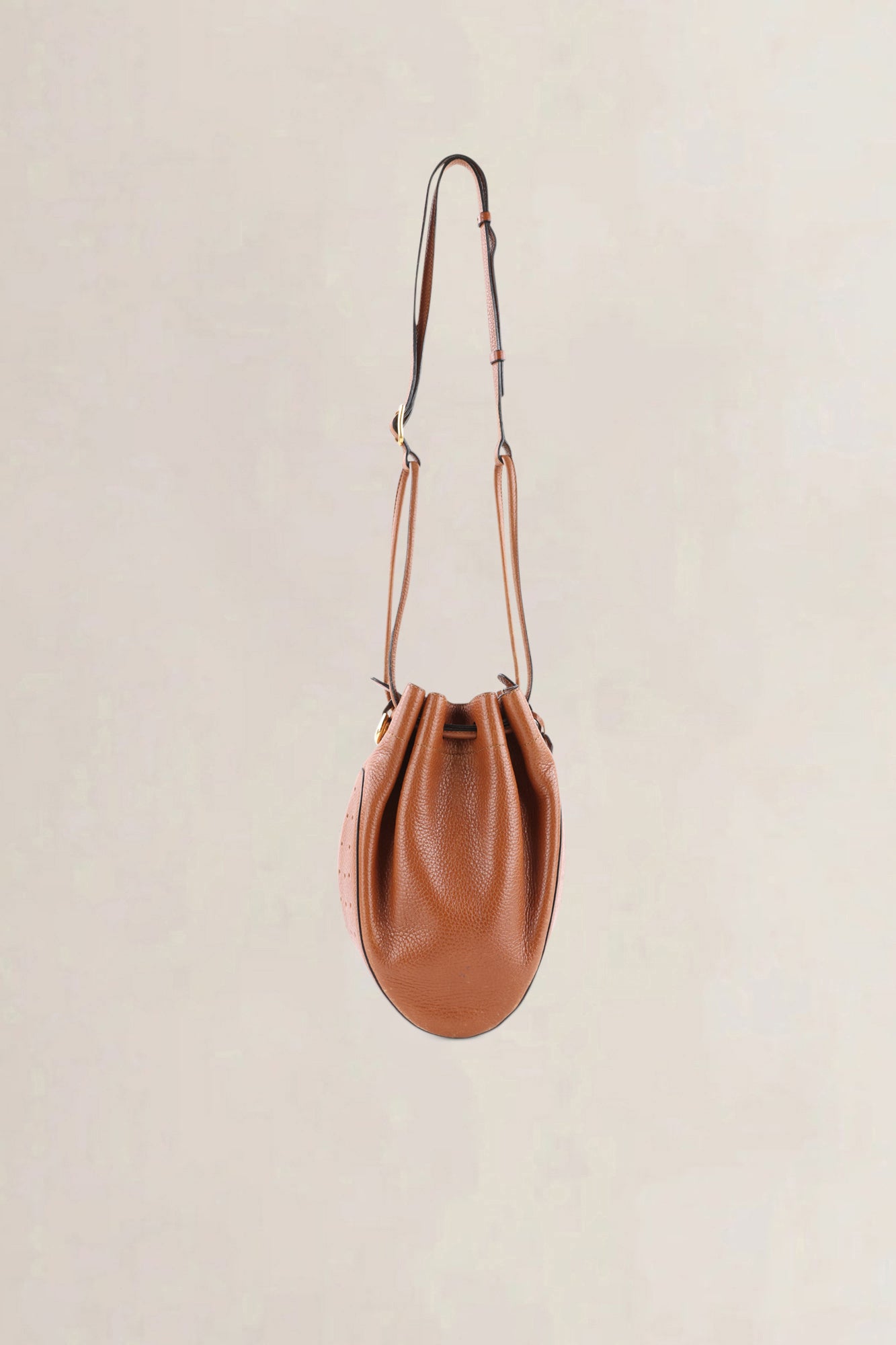 Delvaux Brown Tabarin PM Crossbody Bag