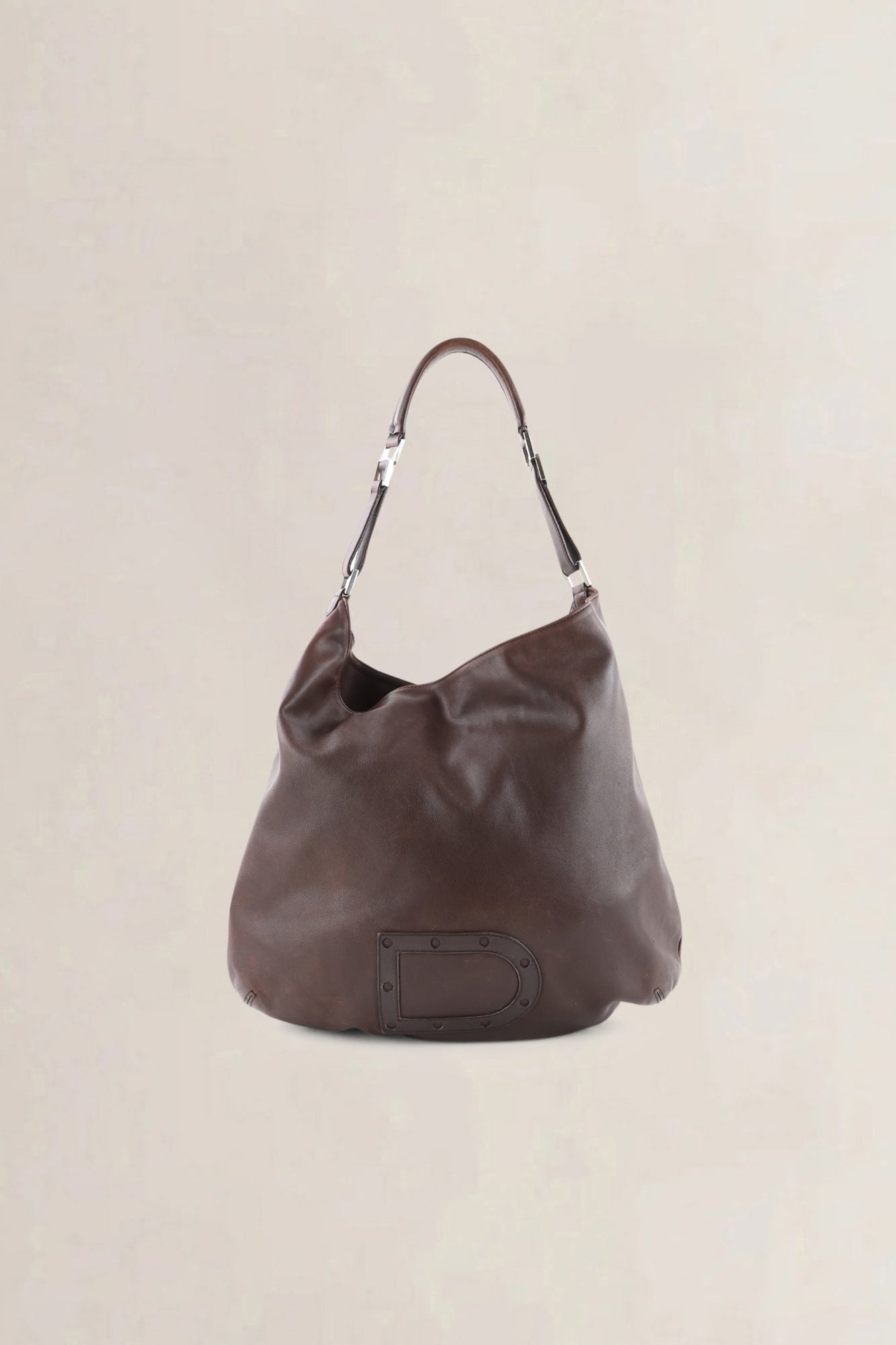 Delvaux Brown Louise Shoulder Bag