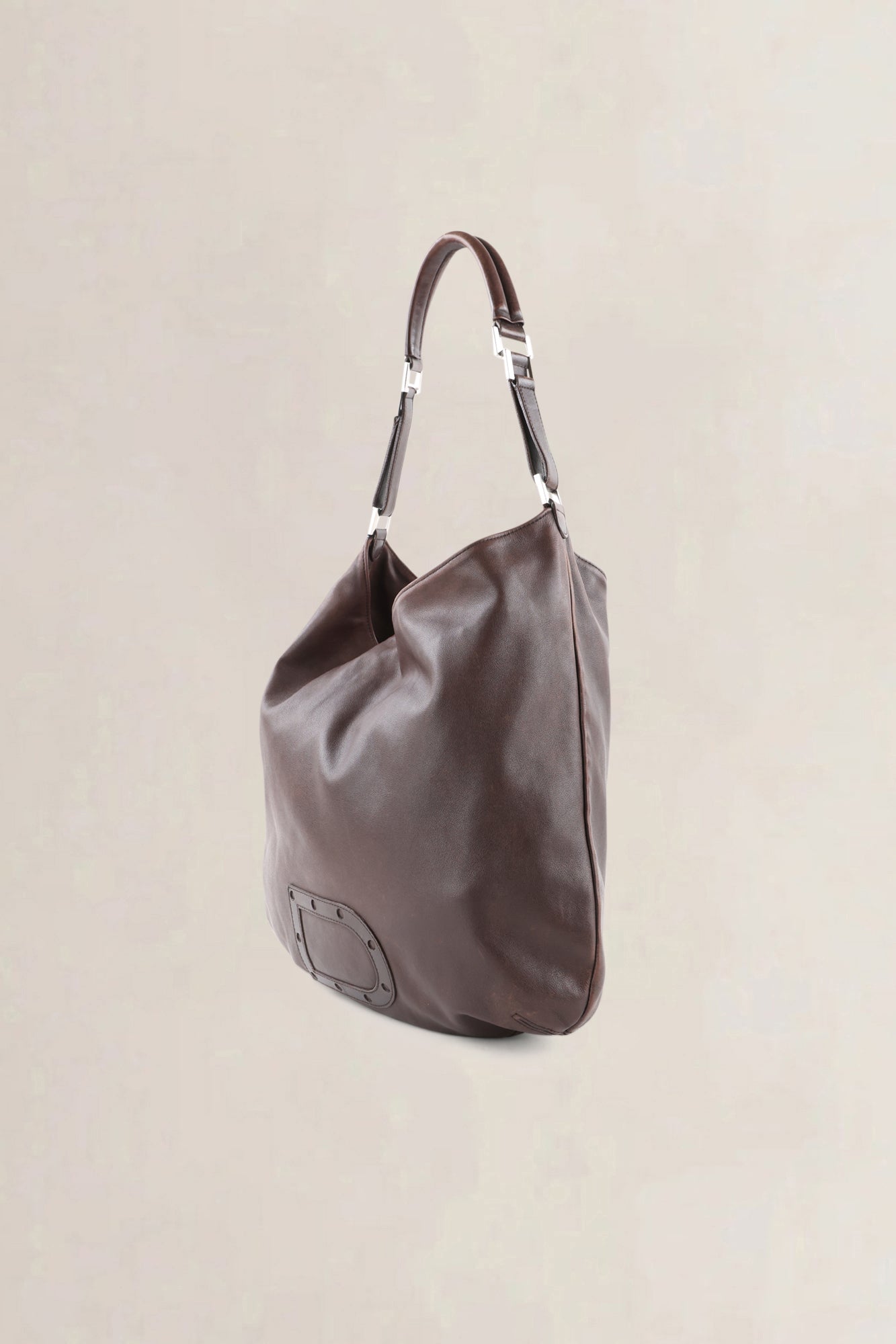 Delvaux Brown Louise Shoulder Bag