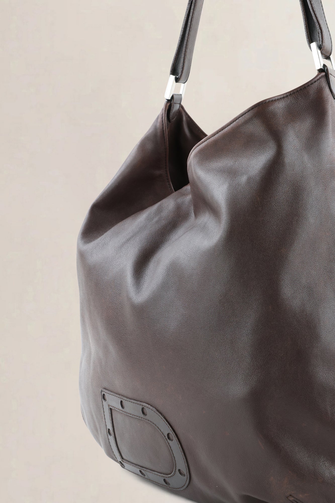 Delvaux Brown Louise Shoulder Bag