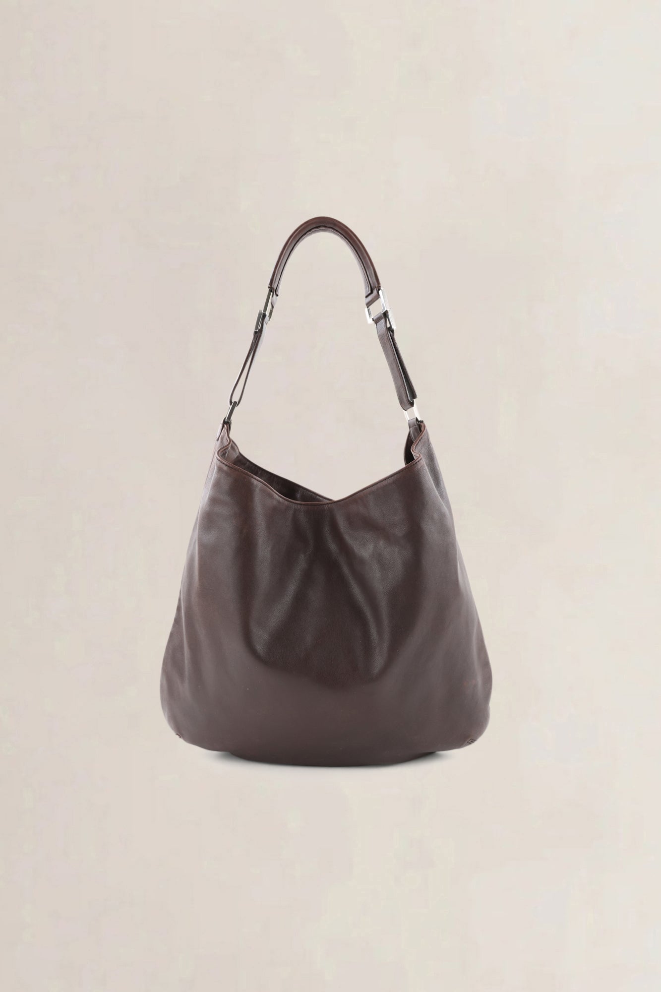 Delvaux Brown Louise Shoulder Bag