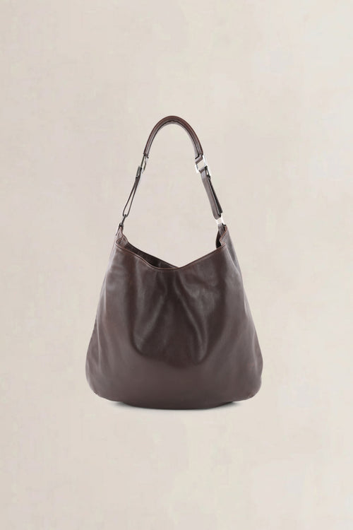 Delvaux Brown Louise Shoulder Bag