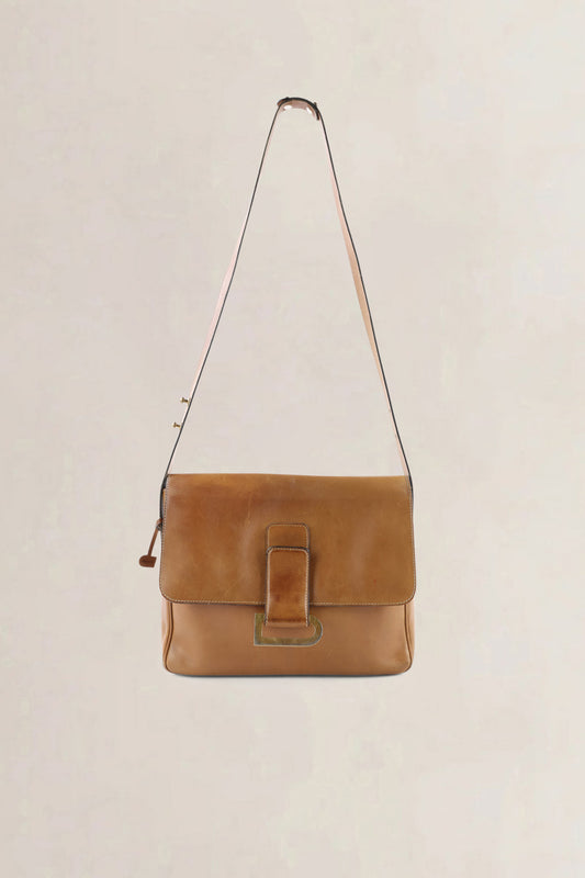 Delvaux Brown Leather Poirier — vintage