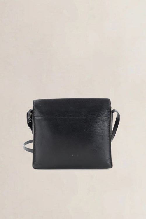 Delvaux Black Leather Crossbody Bag