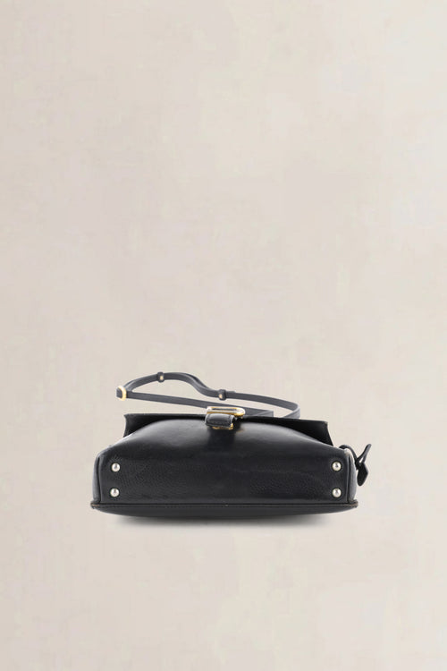 Delvaux Black Leather Crossbody Bag
