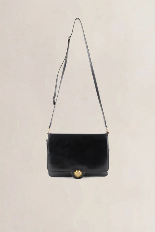 Delvaux Black Leather Crossbody Bag