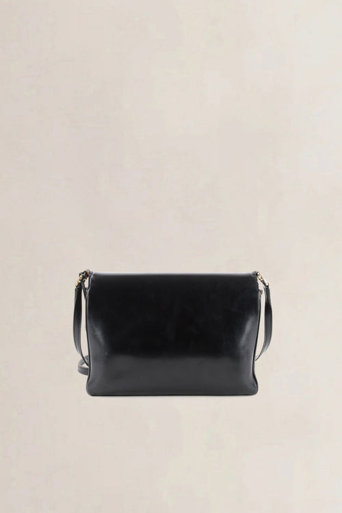 Delvaux Black Leather Crossbody Bag