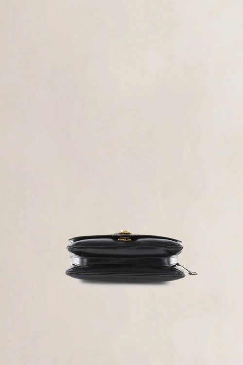 Delvaux Black Leather Crossbody Bag