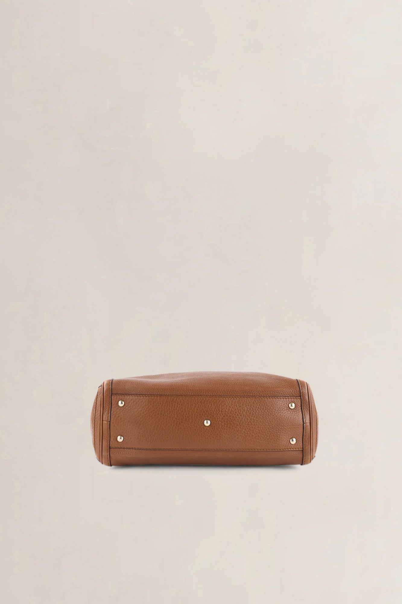 Gucci Bella Brown Pebbled Leather — preloved