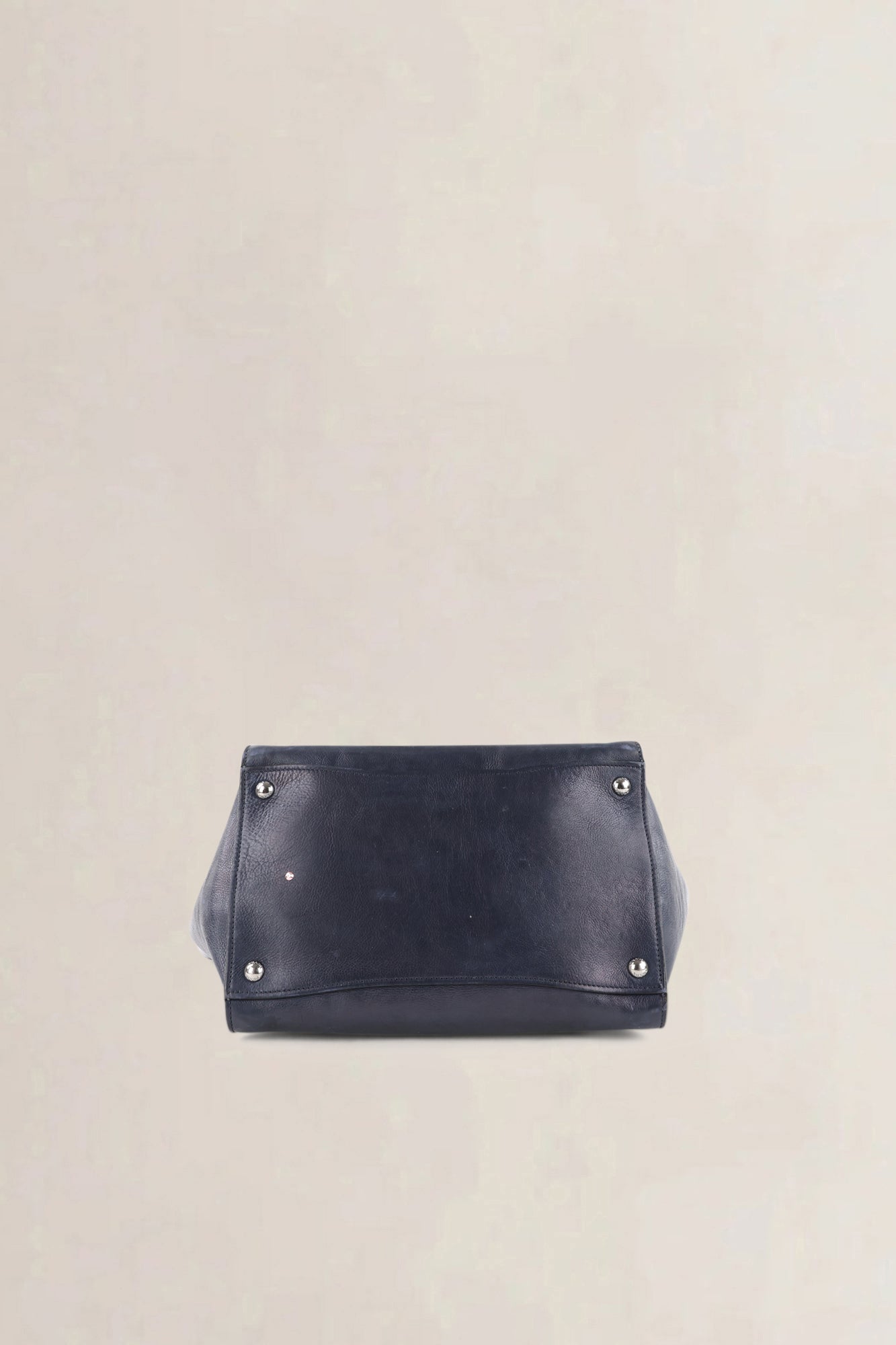 Prada Dark Blue Glace Calf Leather Crossbody Bag