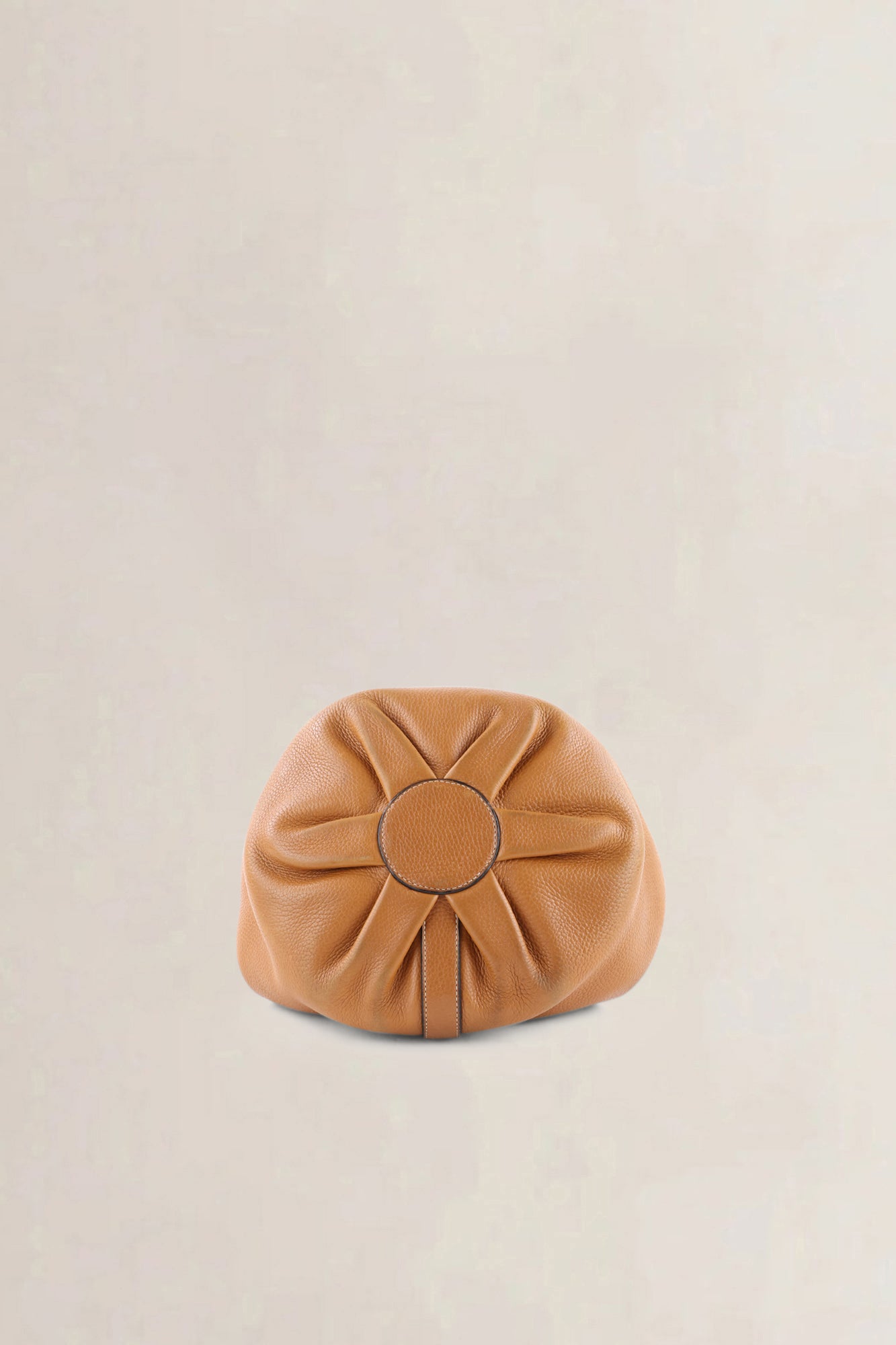 Delvaux Camel Jumping Calf Rose des Vents GM Crossbody Bag