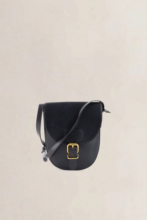 Delvaux Black Leather Crossbody Bag