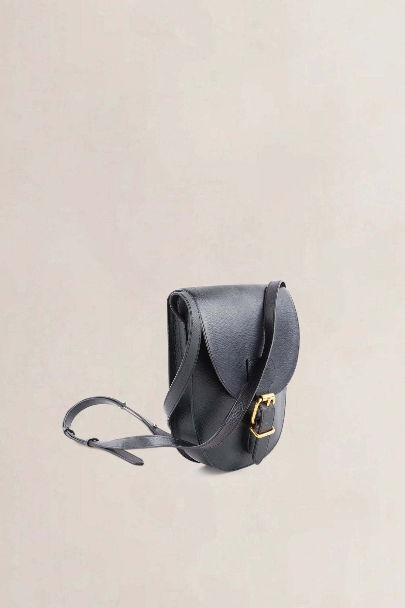 Delvaux Black Leather Crossbody Bag