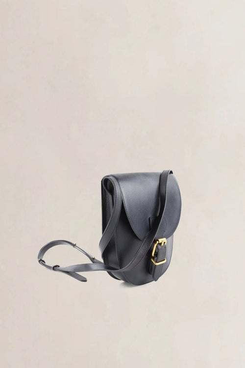 Delvaux Black Leather Crossbody Bag