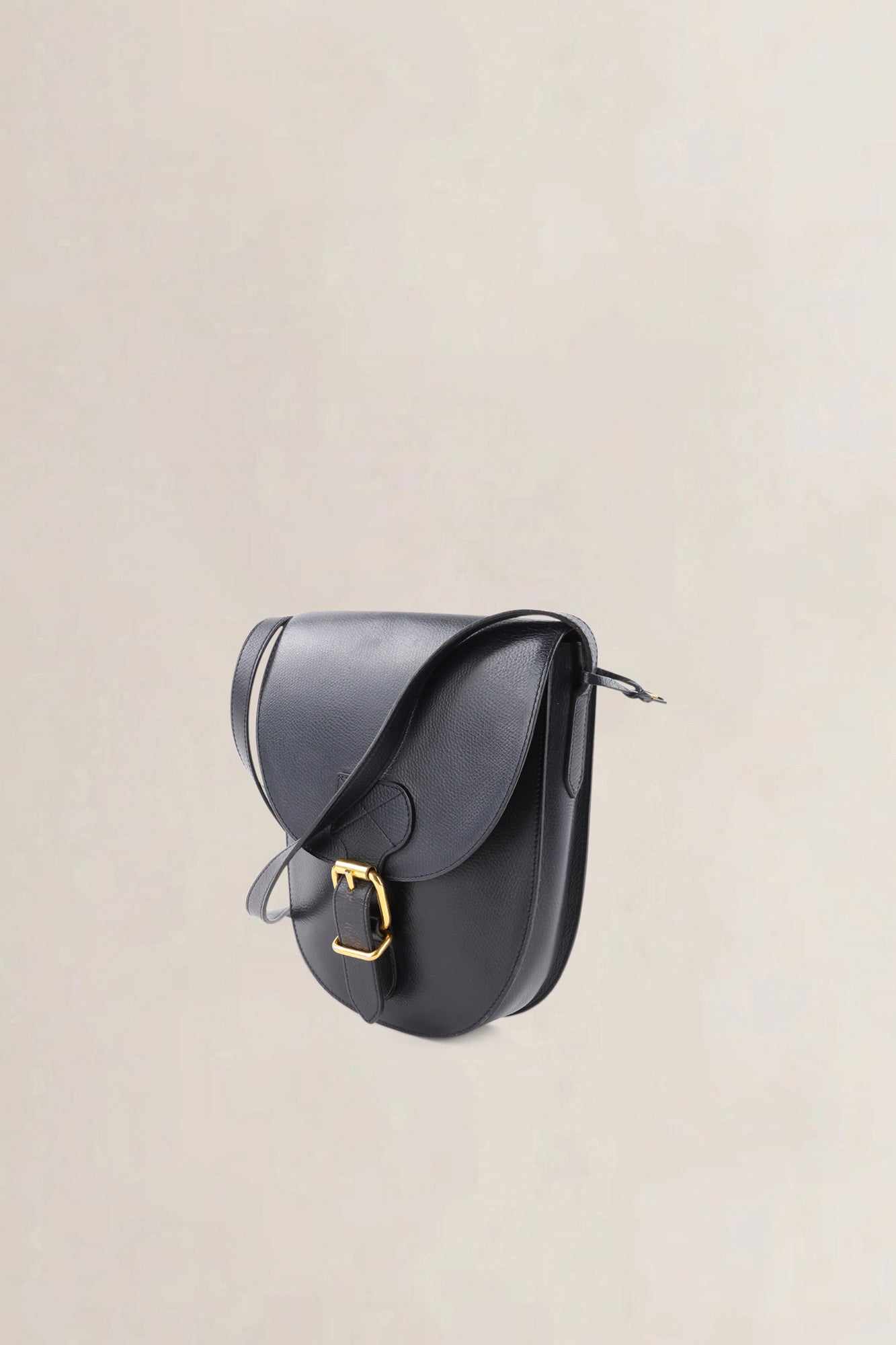 Delvaux Black Leather Crossbody Bag