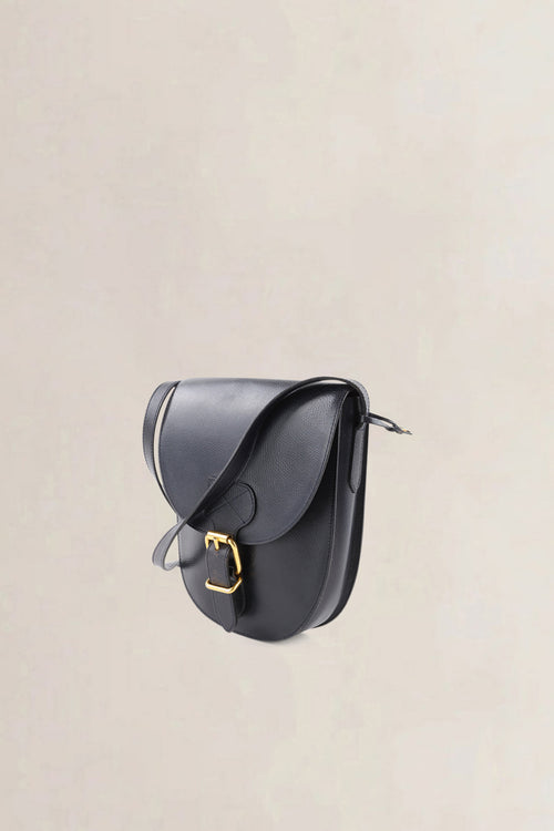 Delvaux Black Leather Crossbody Bag