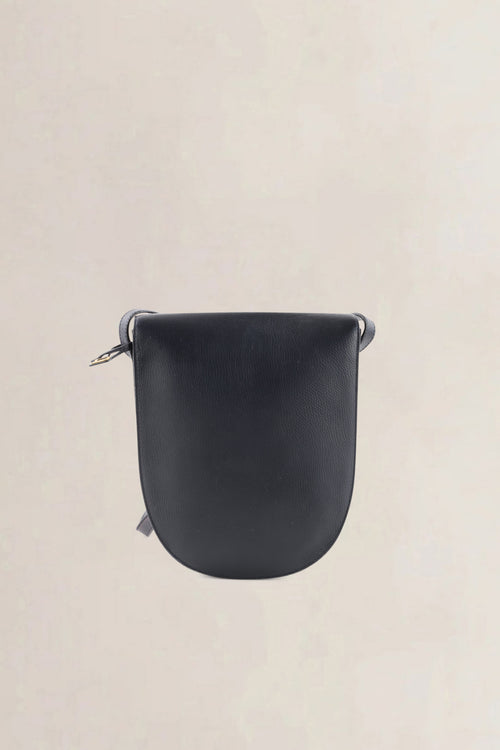 Delvaux Black Leather Crossbody Bag