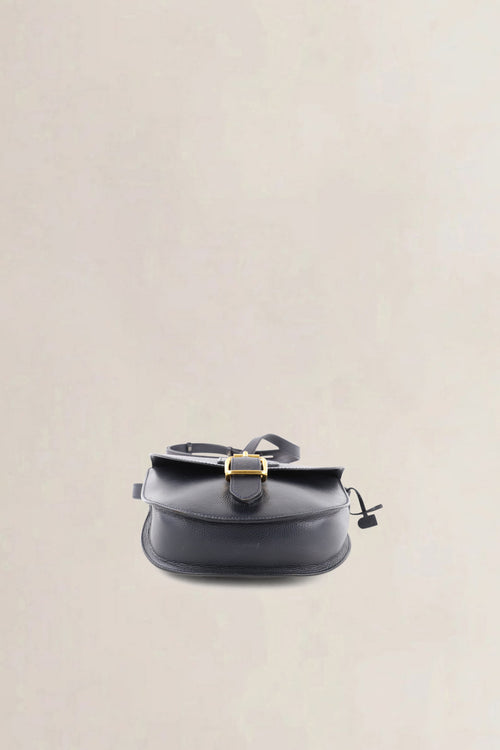 Delvaux Black Leather Crossbody Bag