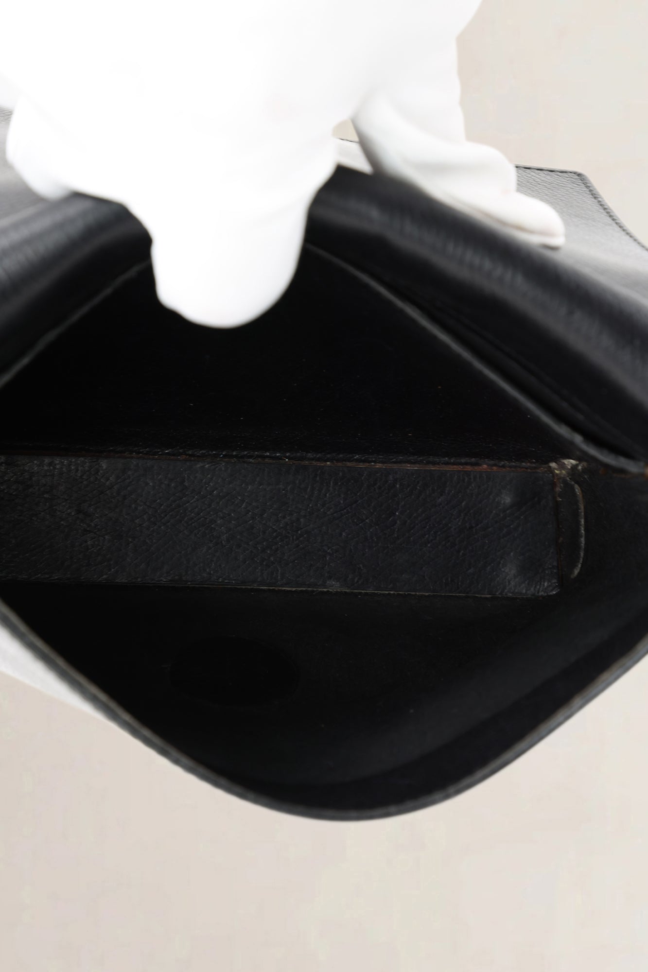 Delvaux Black Leather Crossbody Bag