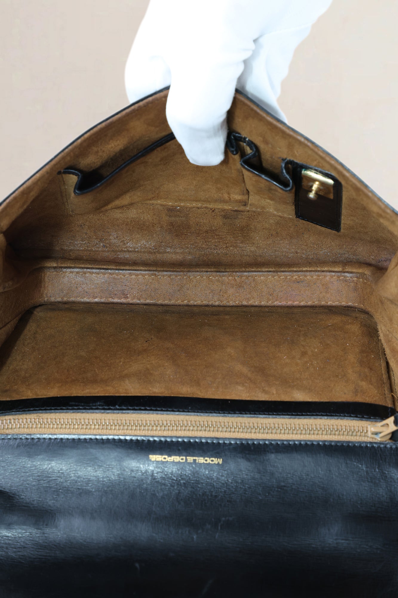 Delvaux Black Leather Crossbody Bag
