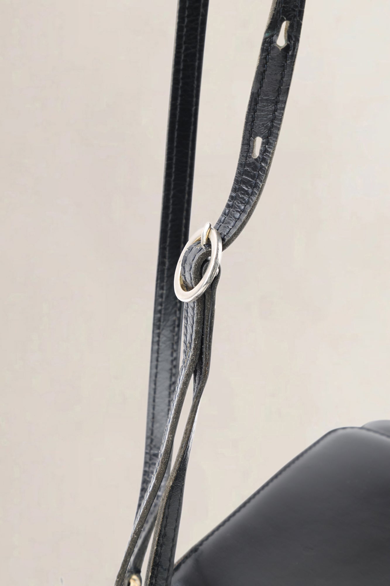 Delvaux Black Leather Crossbody Bag