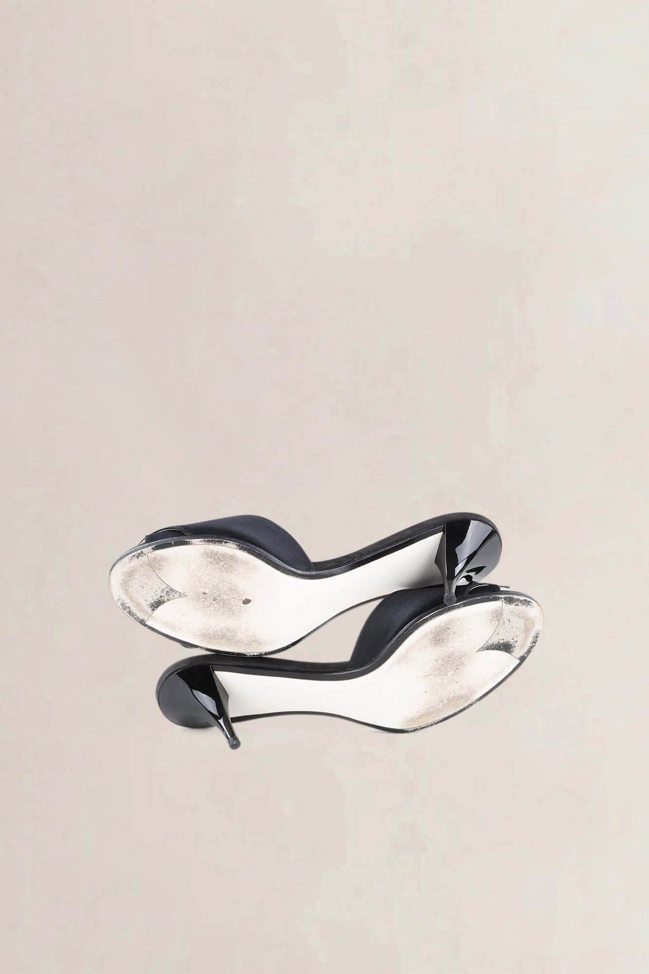 Chanel Black Heeled Mules