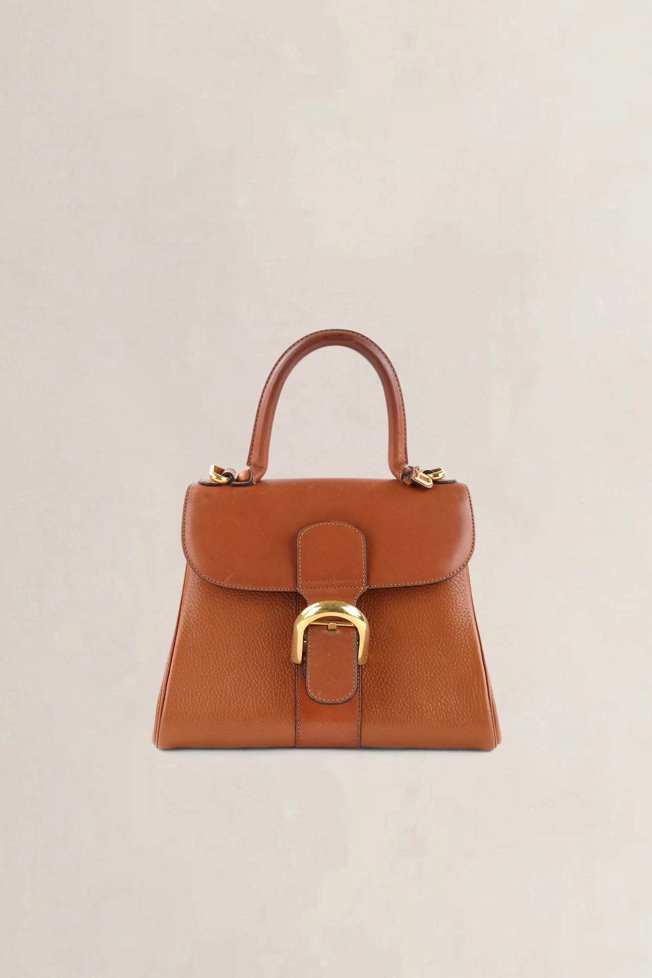 Delvaux Camel Jumping Calf Brillant PM Crossbody Bag