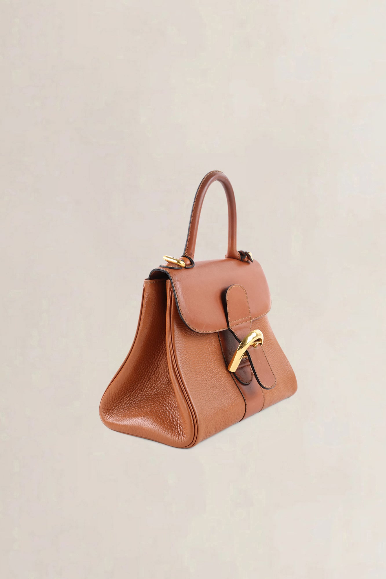 Delvaux Camel Jumping Calf Brillant PM Crossbody Bag