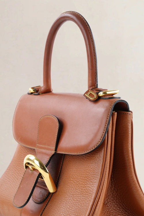 Delvaux Camel Jumping Calf Brillant PM Crossbody Bag