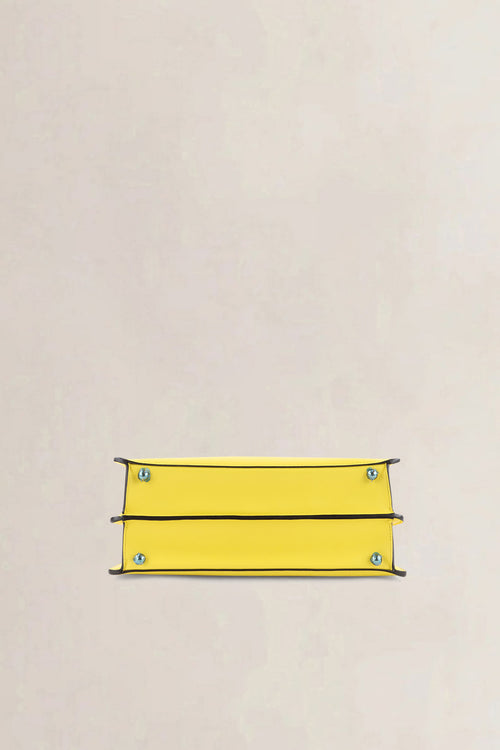 Fendi Yellow Peekaboo ISeeU Medium Crossbody Bag