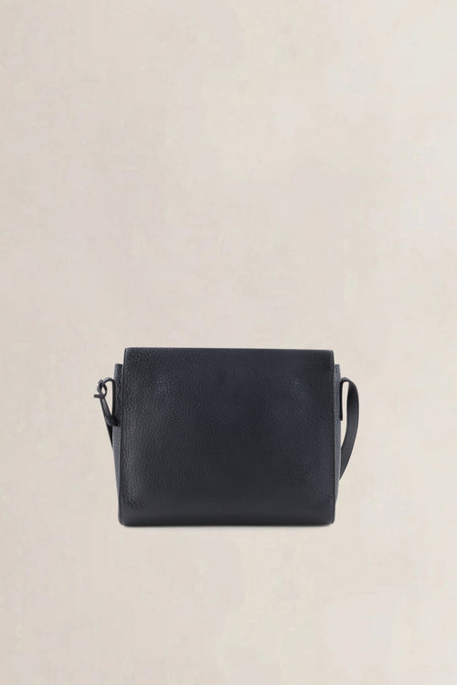 Delvaux Blue Jumping Calf Leather Dedain Crossbody Bag