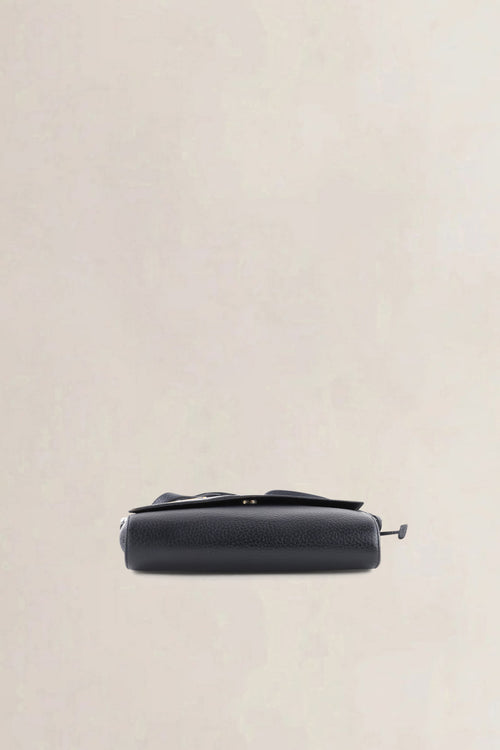 Delvaux Blue Jumping Calf Leather Dedain Crossbody Bag