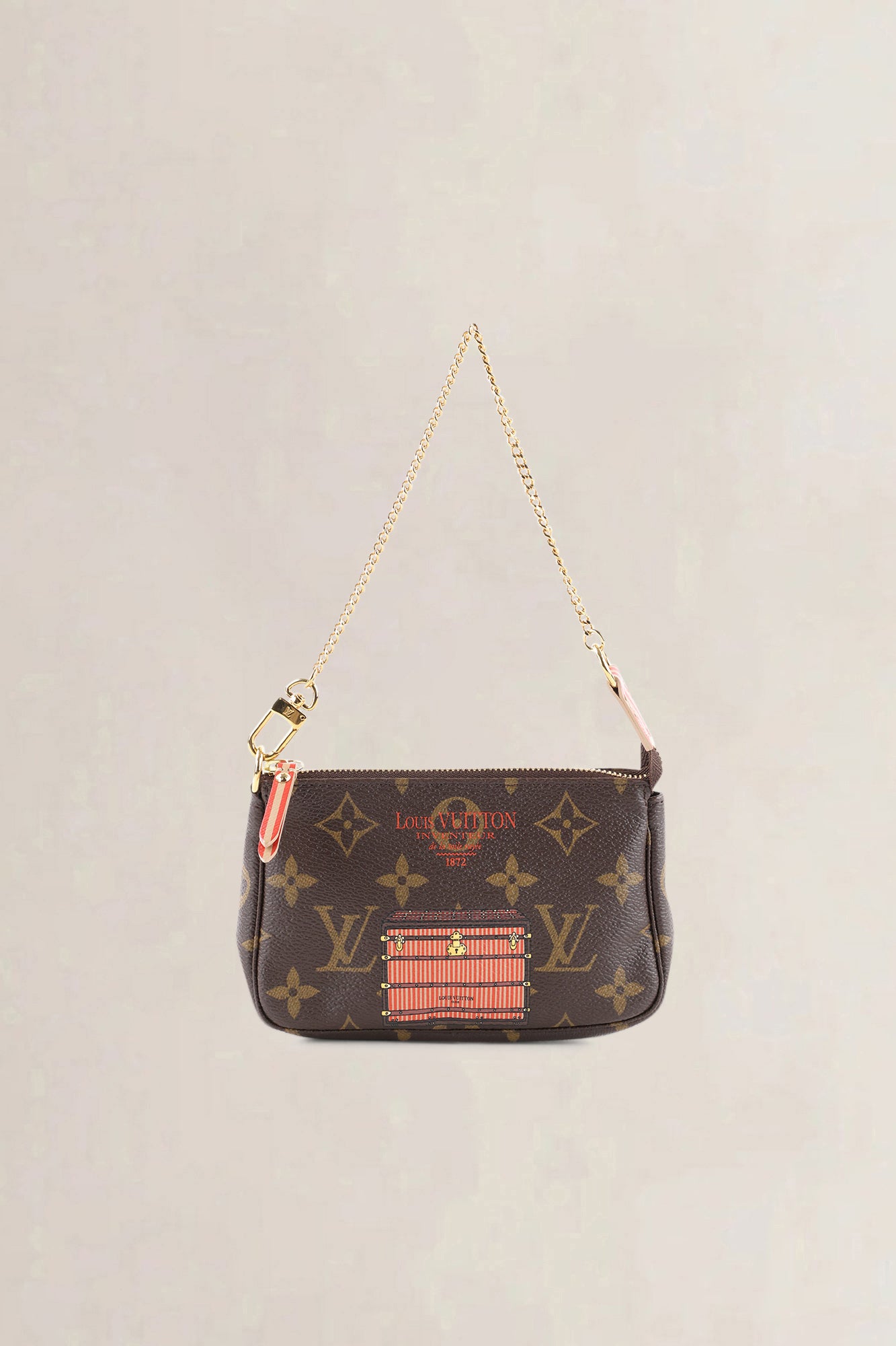 Louis Vuitton Pochette Monogram brown — vintage