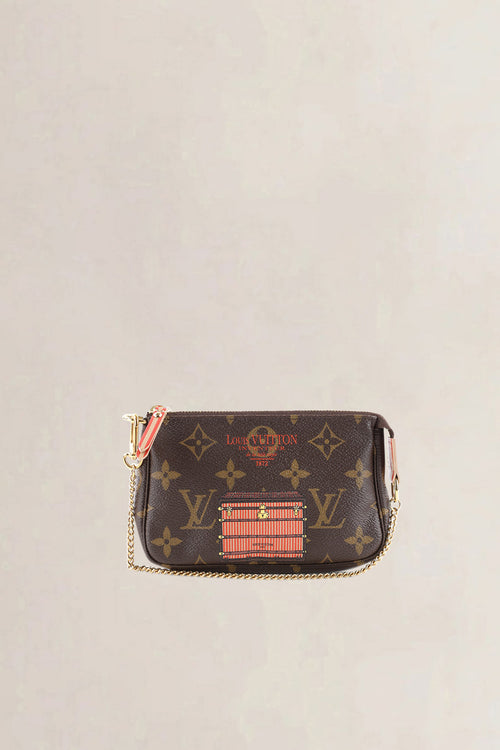 Louis Vuitton Brown Monogram Coated Canvas Mini Pochette
